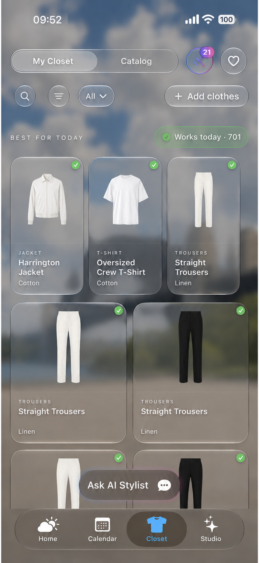 Closet in NOT JUST WEATHER